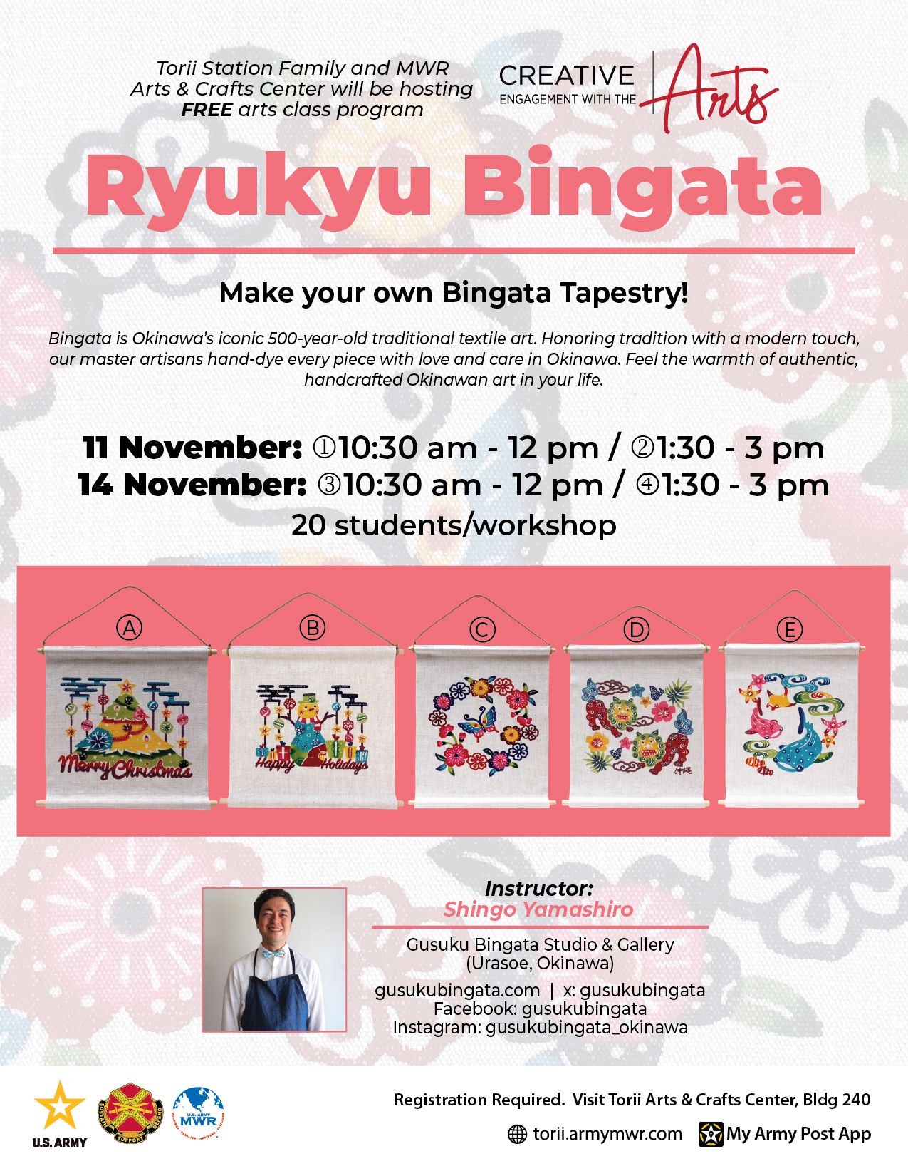 Ryukyu Bingata FREE class