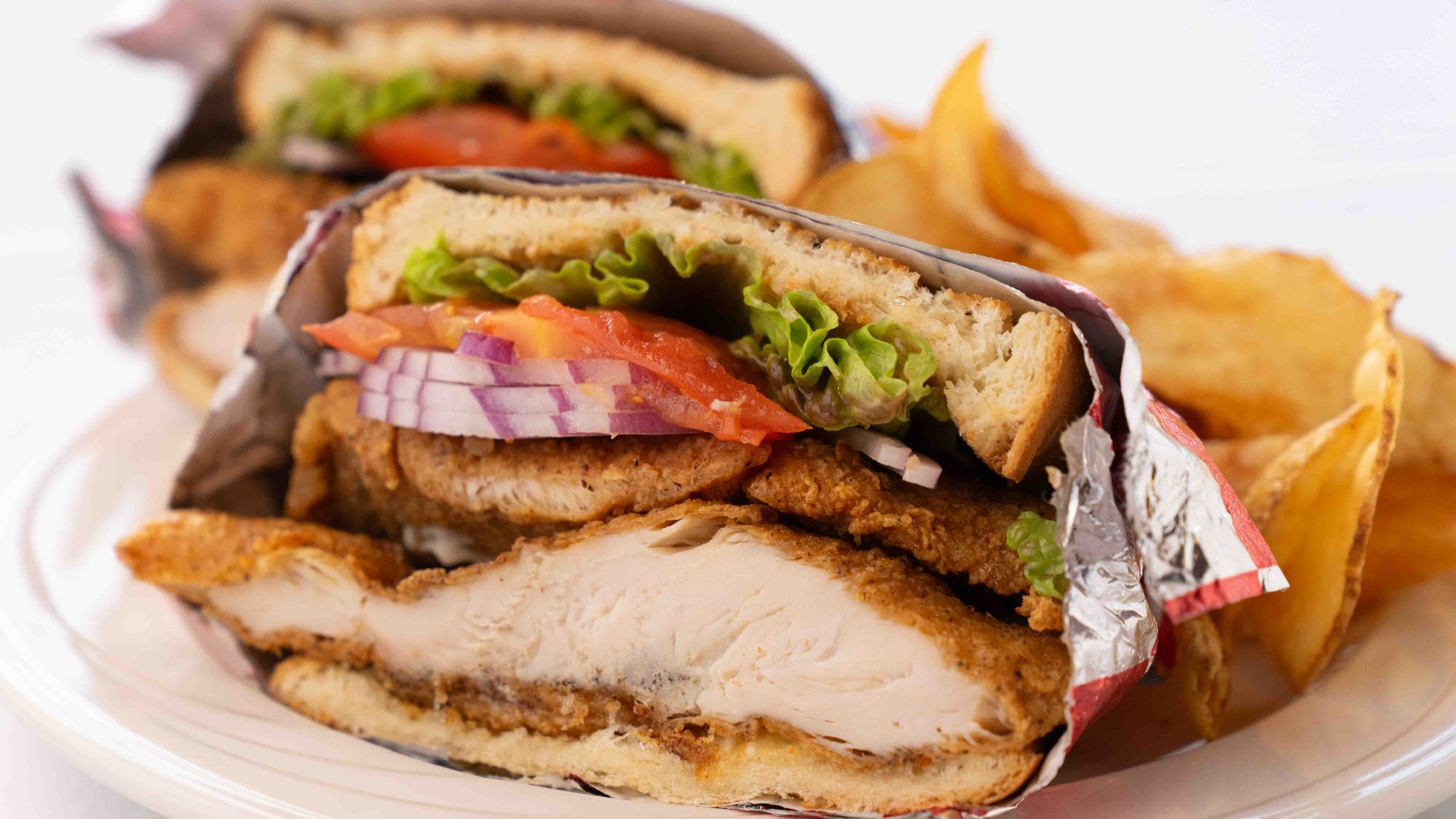 chicken tender sandwich
