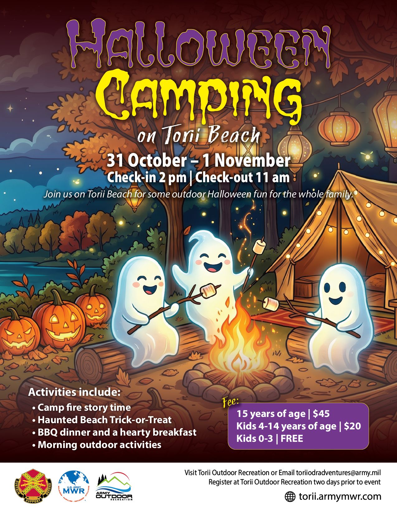 Haunted Beach Camping