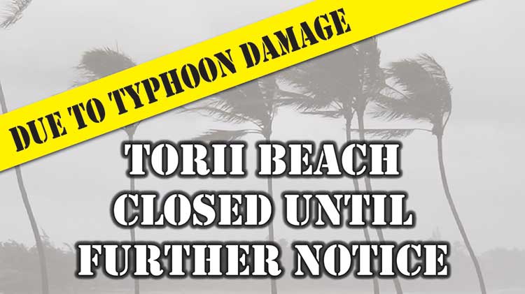 Due to Typhoon Damage Torii Outdoor Recreation Office cannot accept any reservations Due to Typhoon Damage Torii Outdoor Recreation Office cannot accept any reservations