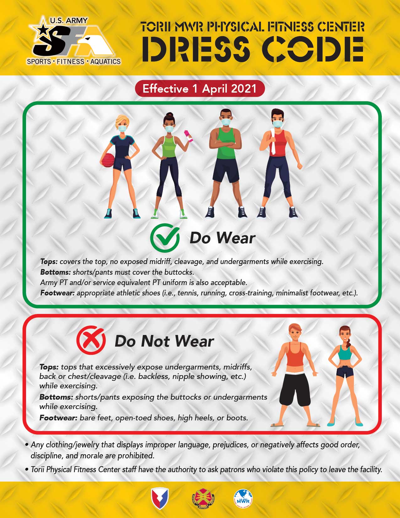 Dress Code and Facility Rules